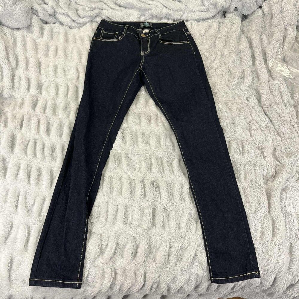 Rebel By Right Jeans Women 5 Skinny Dark Wash Stretch Mid Rise Denim Everyday